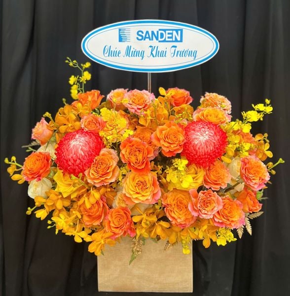 Mẫu Hộp Hoa Tươi Cao Cấp, Sang Trọng - Hoa Hồng Cắm Hộp Đẹp Nhất: Hộp Hoa Nồng Nàn - HH181