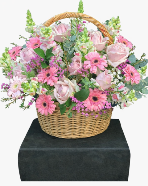 Giỏ Hoa Khai Trương để bàn đẹp: Cõi Mộng Mơ - HG07