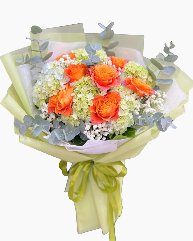  Bó Hoa Xanh Bơ - HBD333 