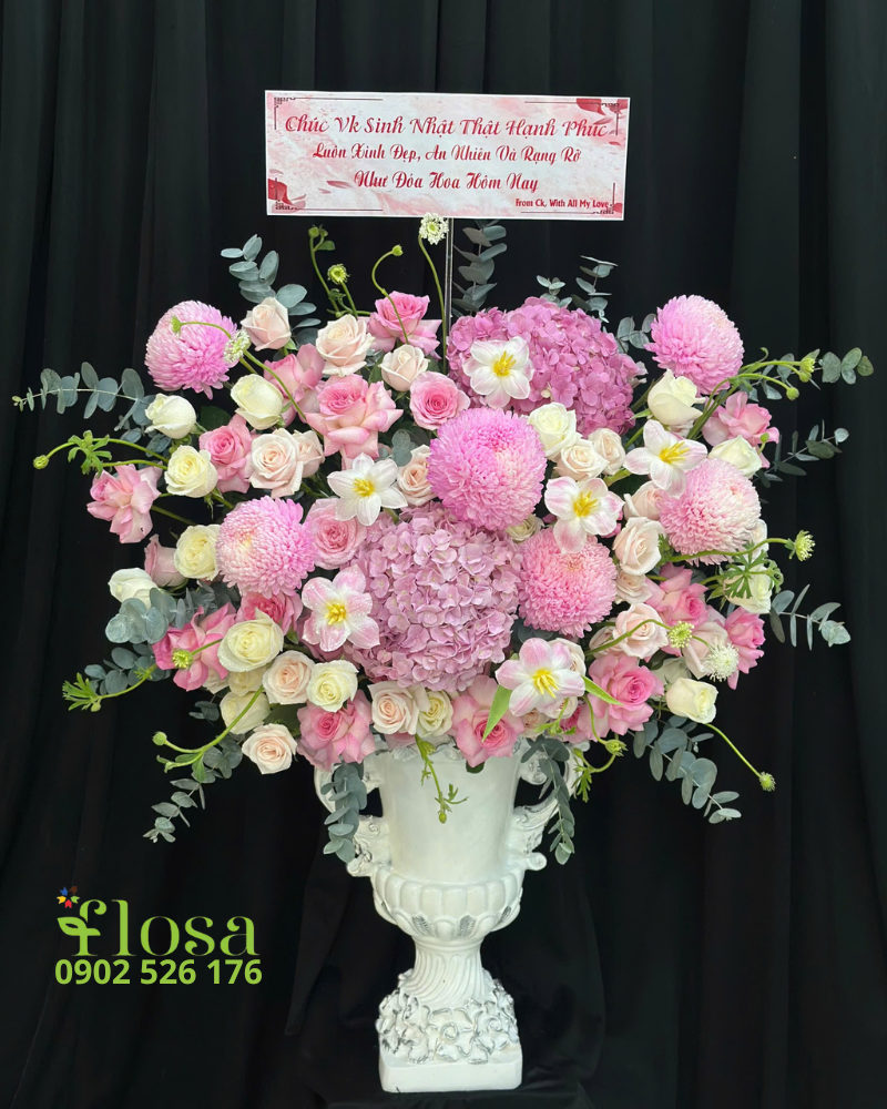  Bình Hoa Hồng Duyên  - HCB81 