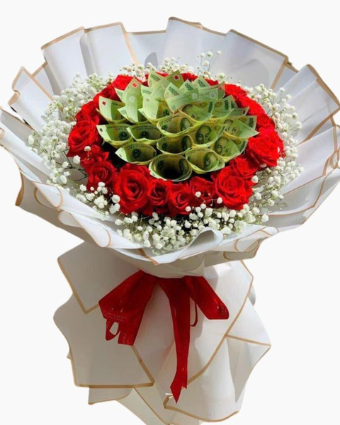 Bó Hoa Tiền 20 tờ x 100k - BT41