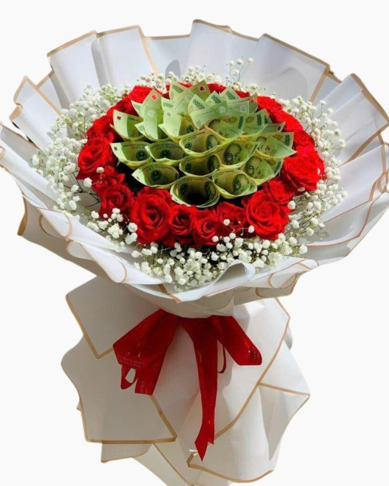  Bó Hoa Tiền 20 tờ x 100k - BT41 