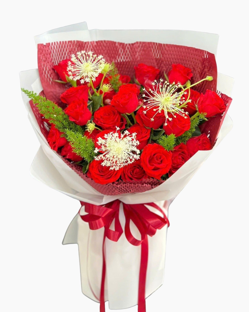  Bó Hoa Đỏ Duyên - HBD363 