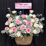  Giỏ Hoa Hồng Yêu- HG89 