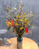  Bình Hoa Tuyết Mai Mix Thanh Liễu - HCB56 - Hoa Chưng Tết Nguyên Đán 