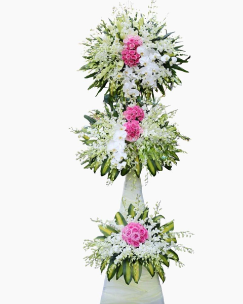 Vòng Hoa Tang Lễ, Viếng Đám Tang Chia Buồn Giao Hoả Tốc, Giá Rẻ: Condolatory - HTL37 - Hoa Chia Buồn