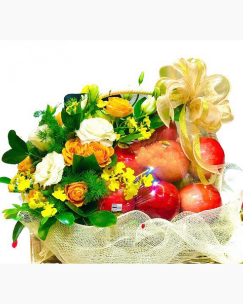 Mẫu Hoa Đẹp Được Nhiều Người Yêu Thích Nhất - Điện hoa online: Giỏ Táo Đi Lễ - GTC133 - Điện Hoa