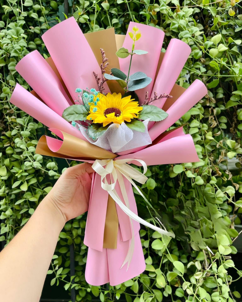  Em Là Duy Nhất - HST14 - Bó Hướng Dương Sáp 01 Hoa 