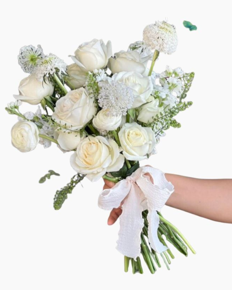 Mẫu Hoa Tươi Màu Trắng sang trọng, nhẹ nhàng, tinh khiết