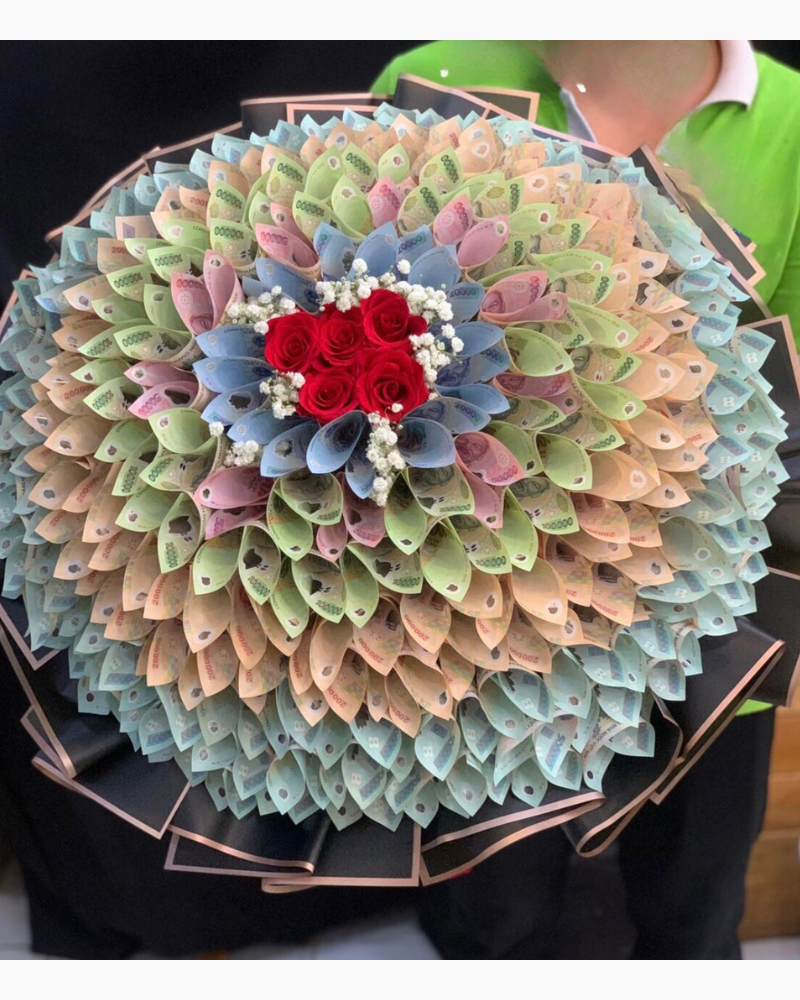  Hoa Bó Tiền Siêu To - BT05 - Hoa 8/3 