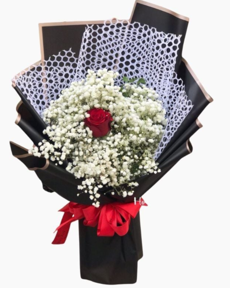  Bó Hoa Chỉ Yêu Mình Em - HBD76 - Hoa 20/10 