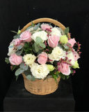  Giỏ Hoa Hồng Xinh - HG06 - Hoa 20/11 Tặng Thầy Cô Ý Nghĩa 