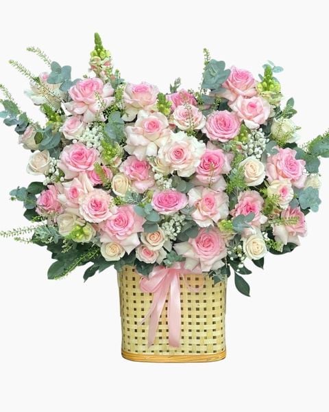 Mẫu Hộp Hoa Tươi Cao Cấp, Sang Trọng - Hoa Hồng Cắm Hộp Đẹp Nhất: Hộp Hoa Công Chúa - HH177