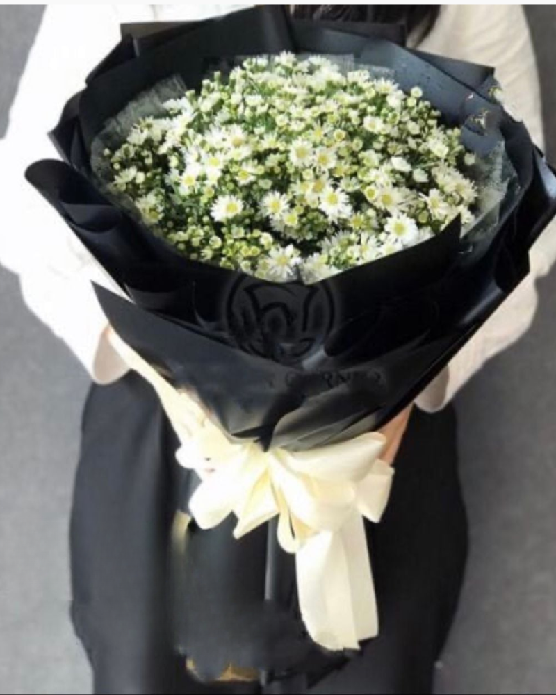  Bó Thạch Thảo Trắng Tình Yêu Đầu - HBT61 - Hoa 20/10 