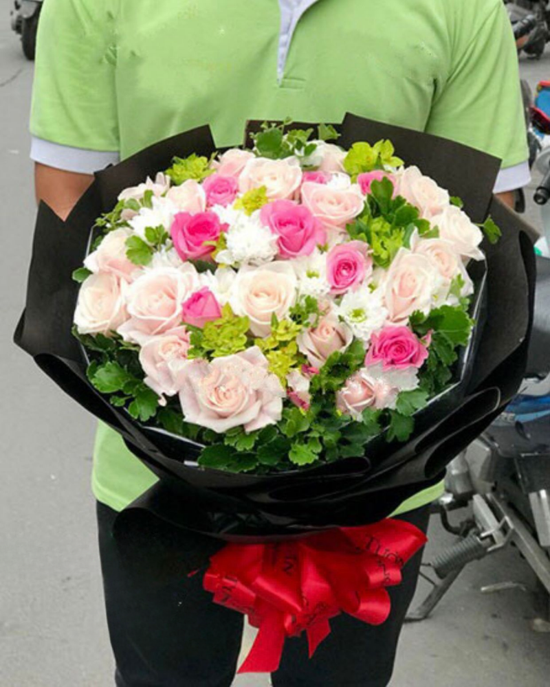  Hồng Tươi - HBT17 - Hoa Hồng 20/10 