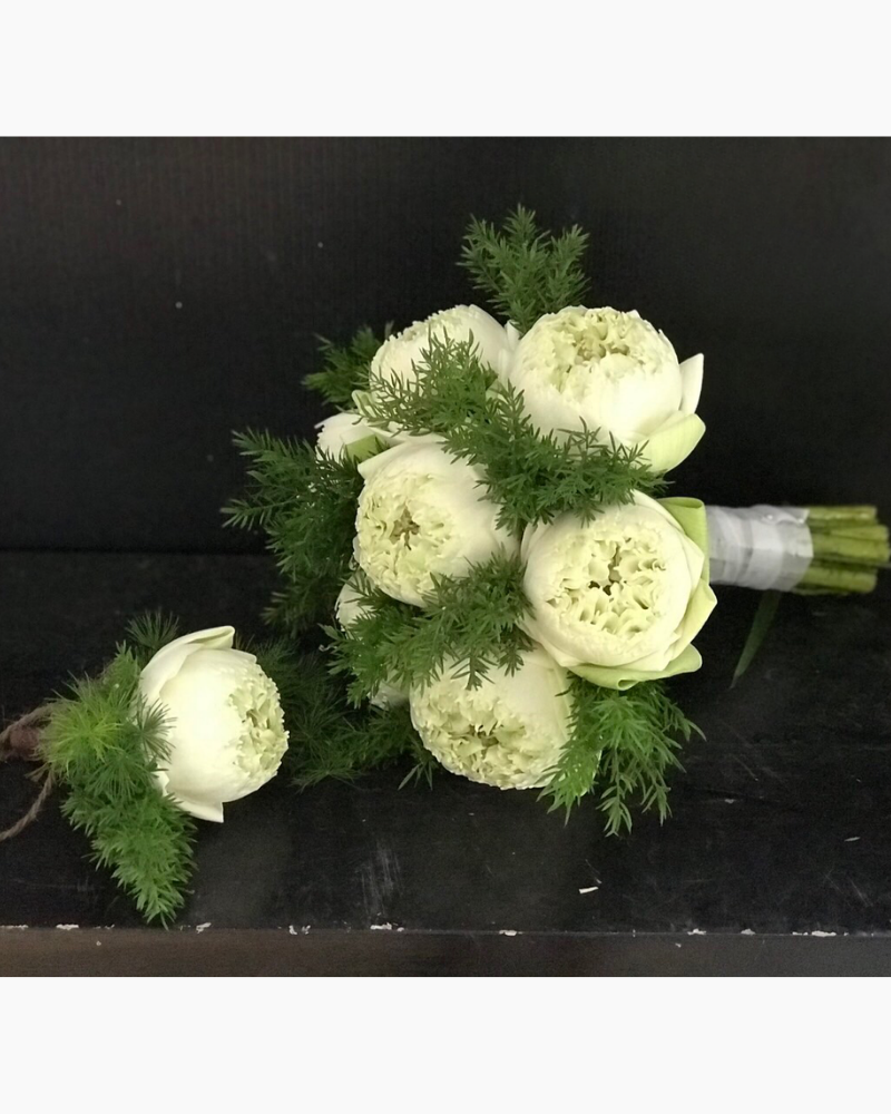  Hoa Cưới Cầm Tay Cô Dâu Beautiful In White - HC33 
