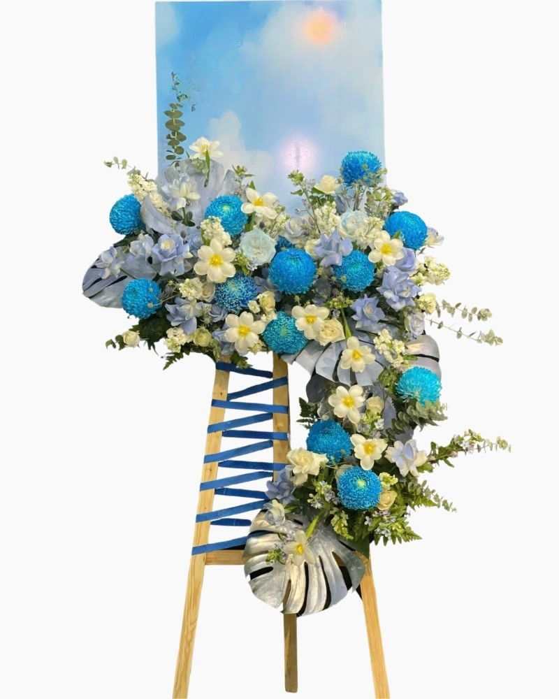  Giá Tranh Hoa Khai Trương Sóng Xanh - GT48 