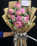  Bó Hoa Sen Hồng - HBD56 - Hoa Tặng Mẹ 