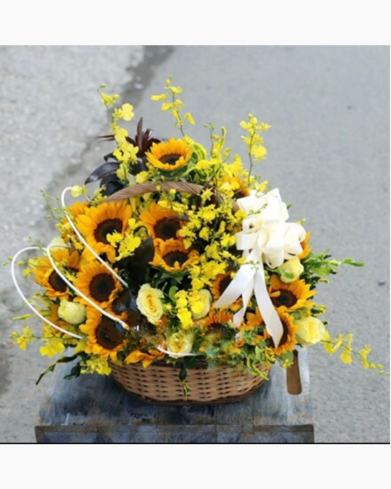  Giỏ Hoa Paradise - HG05 - Quà Tặng Thầy Cô Ý Nghĩa 20/11 