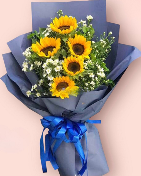 Hoa Tặng Thầy Cô Mừng Ngày Nhà Giáo Việt Nam 20/11: Bó Hoa Ánh Dương - Hoa chúc mừng 20/11 - HBD121