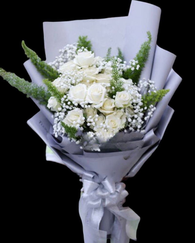  Bó Hoa Tươi Viếng Cô Sáu - GHV11 