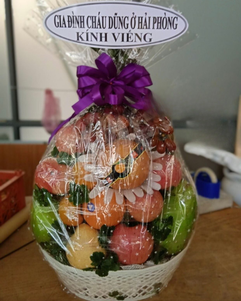  Giỏ Trái Cây Thành Kính - GTC28 - Điện Hoa 