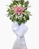  Vòng Hoa Đám Tang Vô Cùng Thương Tiếc Giá Rẻ - HTL130 - Hoa Tang Lễ 