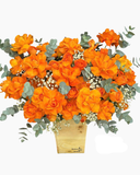  Hộp Hoa Sắc Cam  - HCH121 