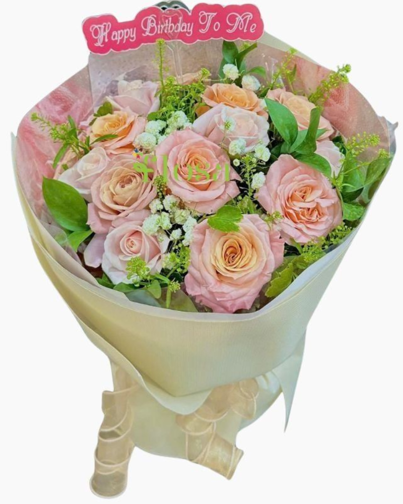  Bó Hoa Hồng Sương Dịu Dàng -HBT95 