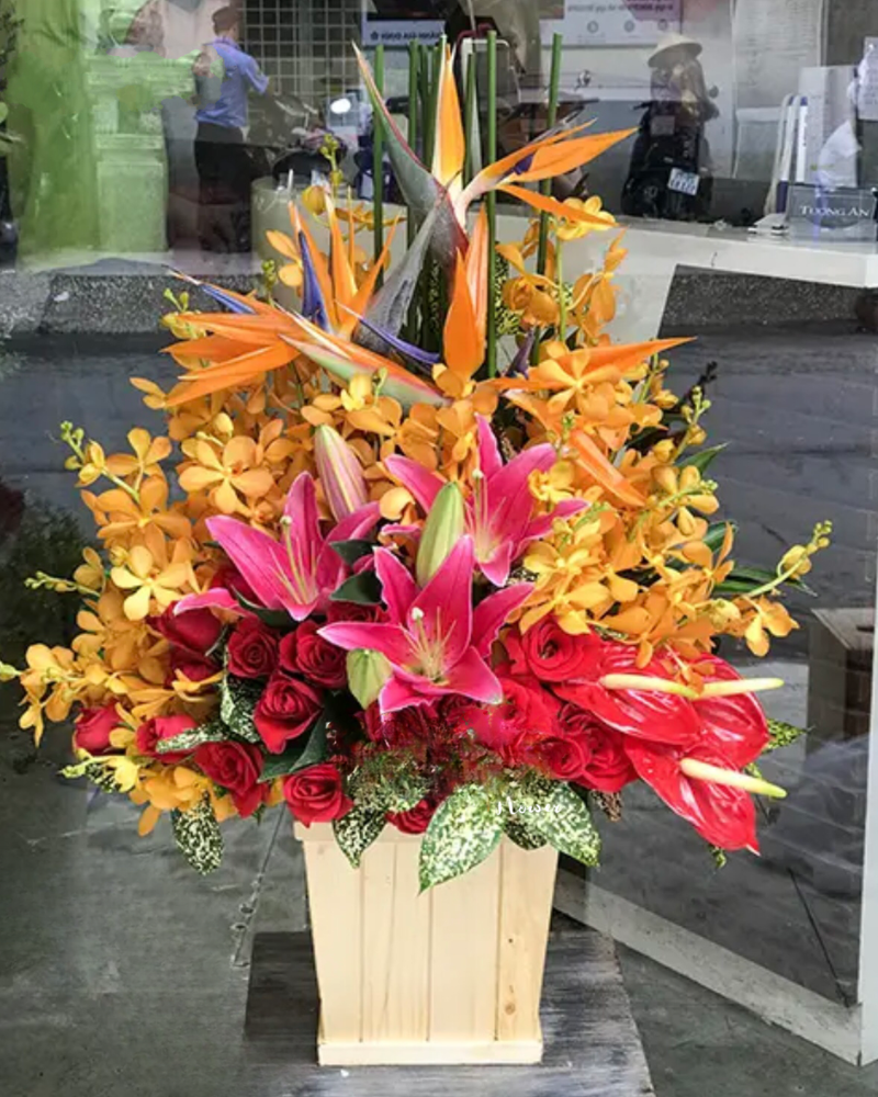  Hộp Hoa Đong Đầy - HCH105 