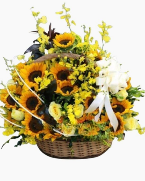 : Giỏ Hoa Paradise - HG05 - Quà Tặng Thầy Cô Ý Nghĩa 20/11