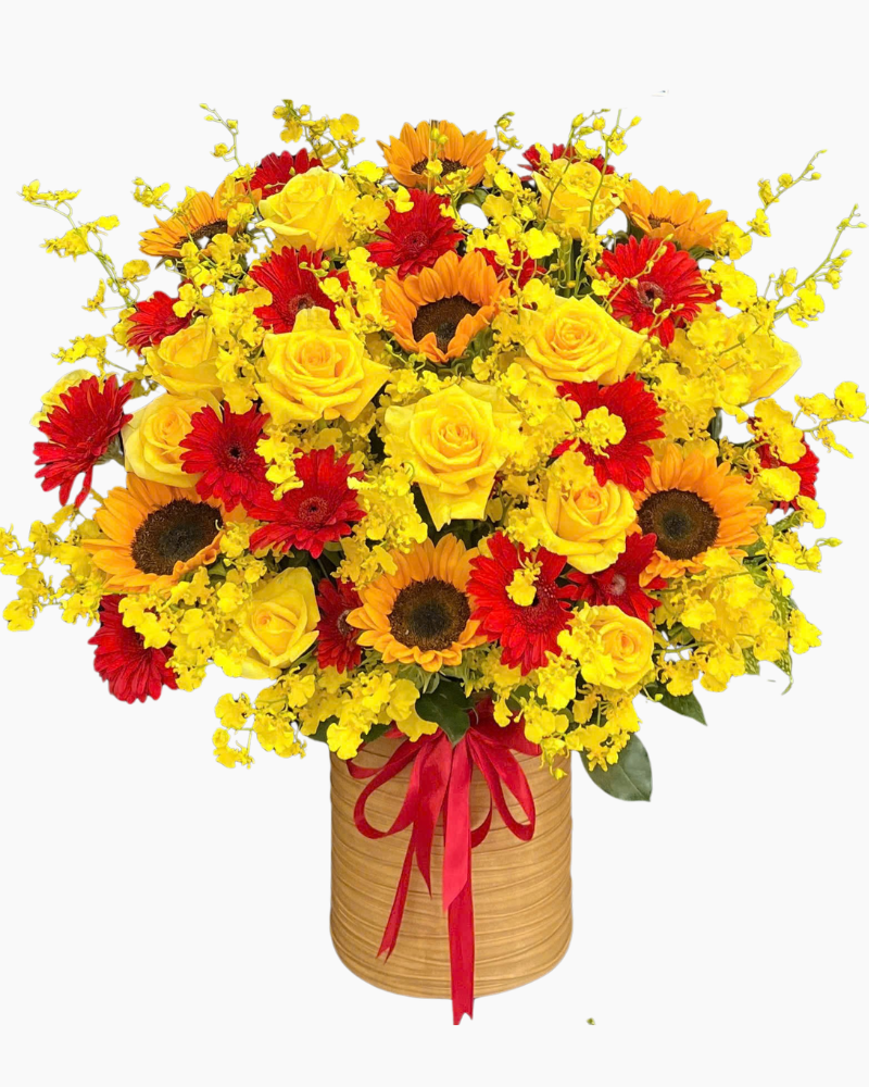  Hộp Hoa Ánh Vàng - HH157 