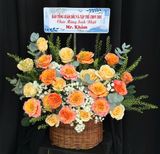  Giỏ Hoa Ánh Dương Rực Rỡ - HG100 