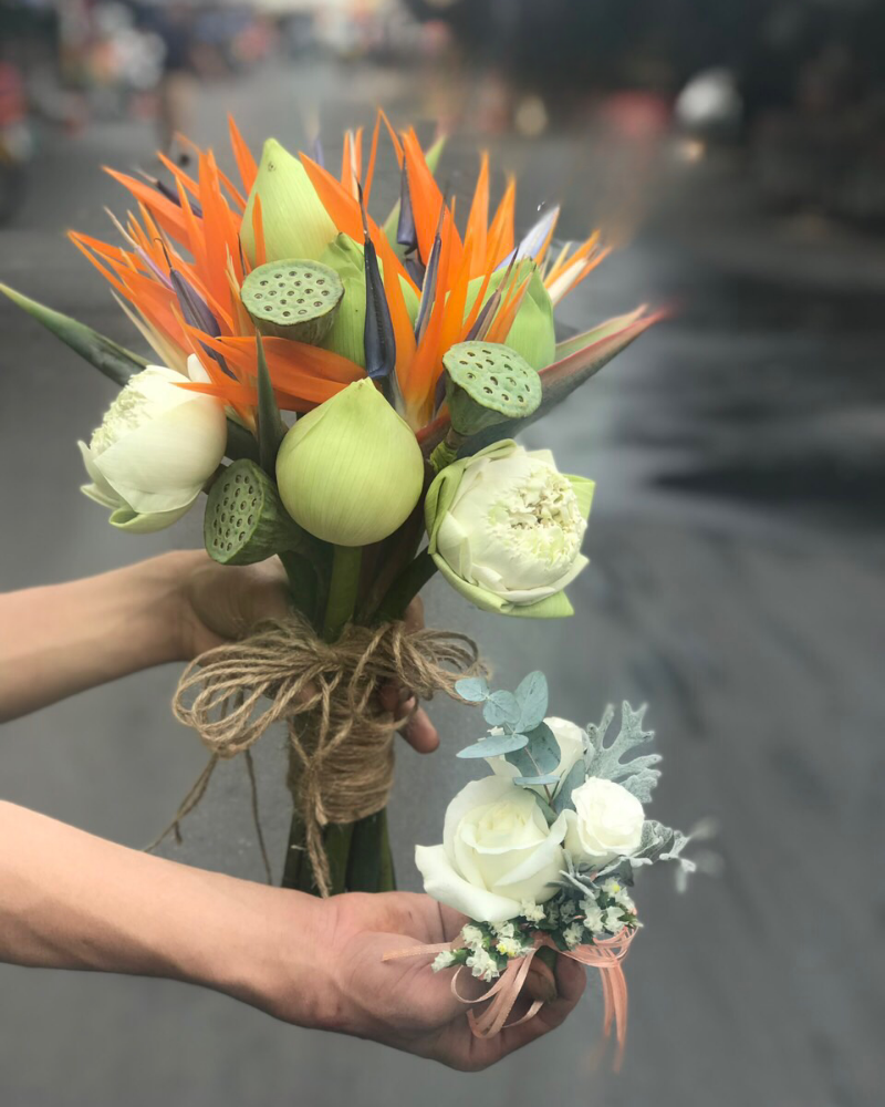  Bó Hoa Cưới Cầm Tay Vì Yêu - HC32 