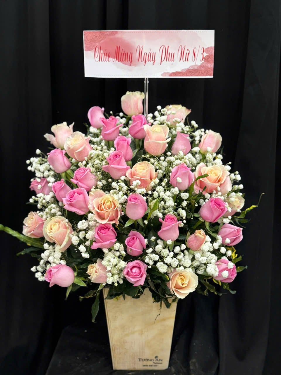  Hộp Hoa Sắc Hồng Ngọt - HH152 