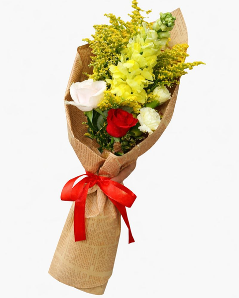 Mẫu Hoa Sự Kiện, Hoa để bàn: Bó Hoa Tươi Tri Ân - HBD36