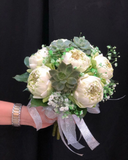  Bó Hoa Cưới Cầm Tay Cô Dâu Sen Trắng - HC16 