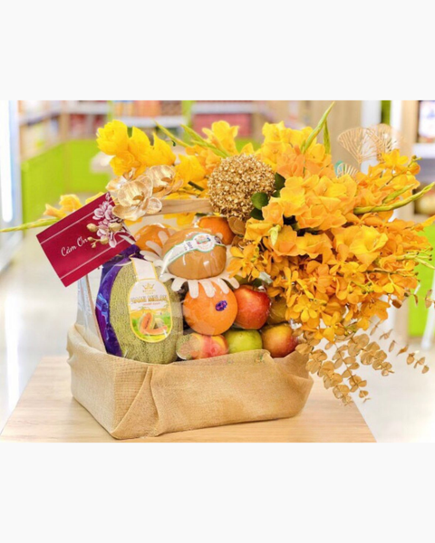 Mẫu Hoa Tươi Đẹp Được Nhiều Người Yêu Thích Nhất: Giỏ Hoa Quả Dâng Lễ - GTC137 - Hoa Tươi