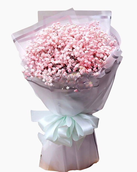 Hoa Hồng: Bó Hoa Baby Hồng - HBT10 - Hoa 20/11 Ngày Nhà Giáo Việt Nam