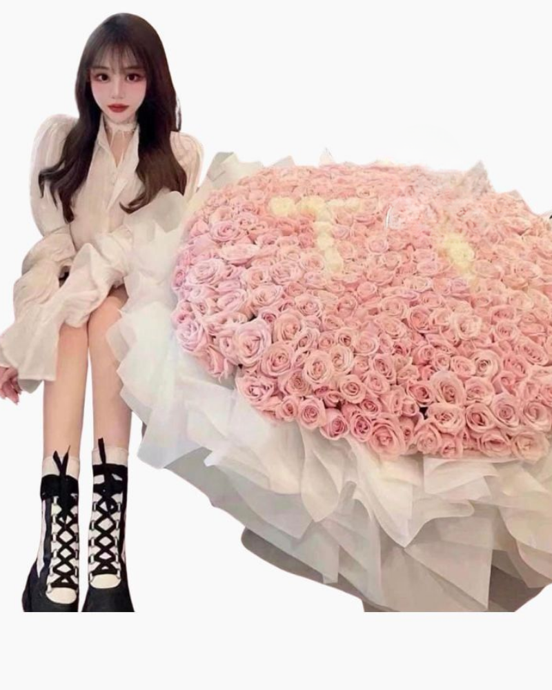  Bó Hoa Hồng Sáp Tiểu Thư - HST43 - Hoa 8/3 Đẹp 