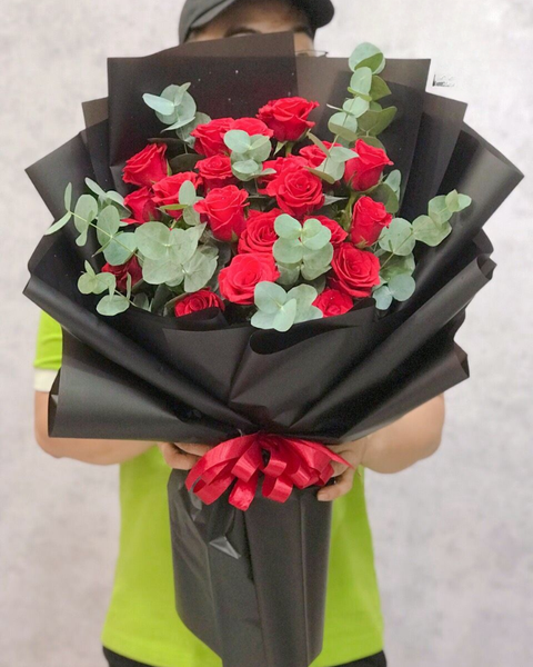 Mẫu Hoa Hồng 8/3 Đẹp, Ý Nghĩa Nhất Ngày Quốc Tế Phụ Nữ: bo-hoa-hong-do-20-hoa-hbd235