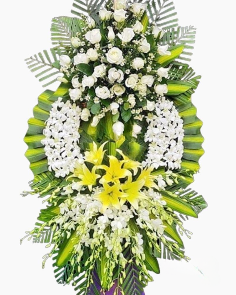  Vòng Hoa Đám Tang Xót Thương - HTL98 