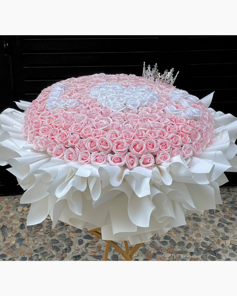  Bó Hoa Hồng Sáp Tiểu Thư - HST43 - Hoa 8/3 Đẹp 