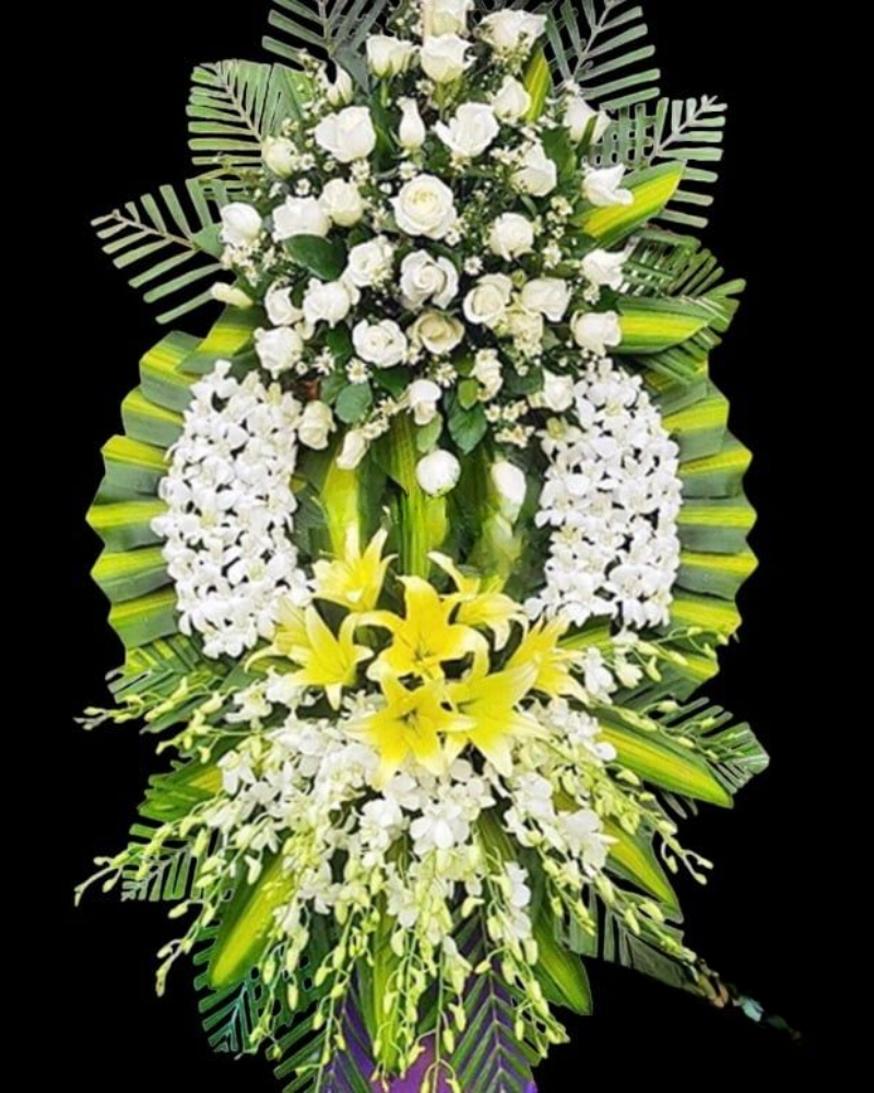  Vòng Hoa Đám Tang Xót Thương - HTL98 