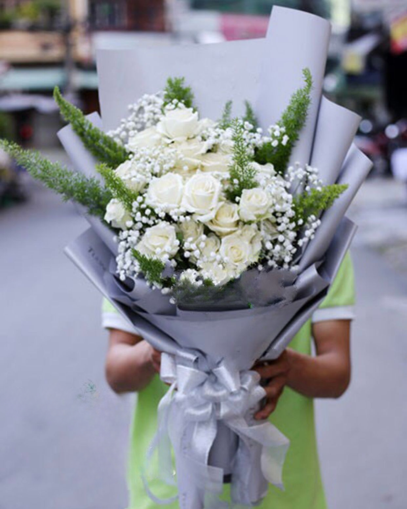  Bó Hoa Tươi Viếng Cô Sáu - GHV11 