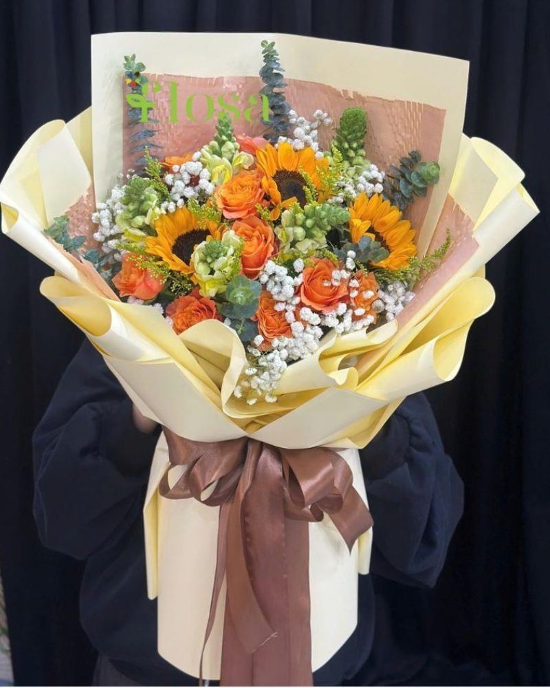  Bó Hoa Niềm Tin Rực Rỡ-HBD324 