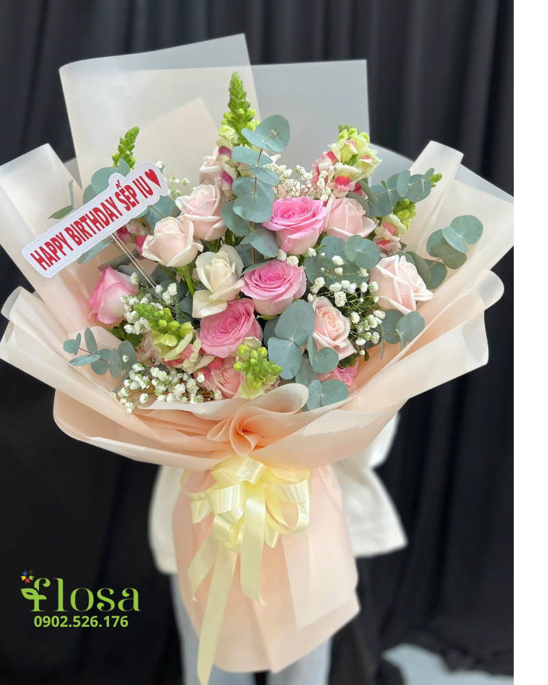  Bó Hoa Thanh Lịch - HBD328 