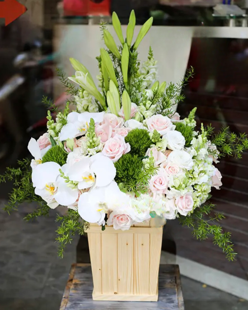  Hộp Hoa Bản Tình Ca Mùa Đông - HCH104 