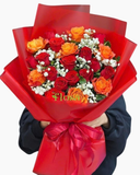  Bó Hoa Rực Cháy Yêu Thương - HBD309 