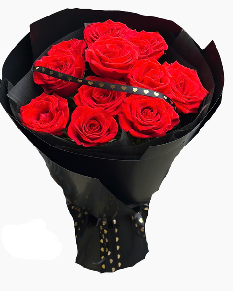 Mẫu Hoa Hồng 8/3 Đẹp, Ý Nghĩa Nhất Ngày Quốc Tế Phụ Nữ: Bó Hoa Hồng Đỏ Pháp - HBT105